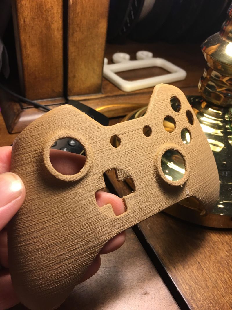 Holz Controller aus dem 3D Drucker