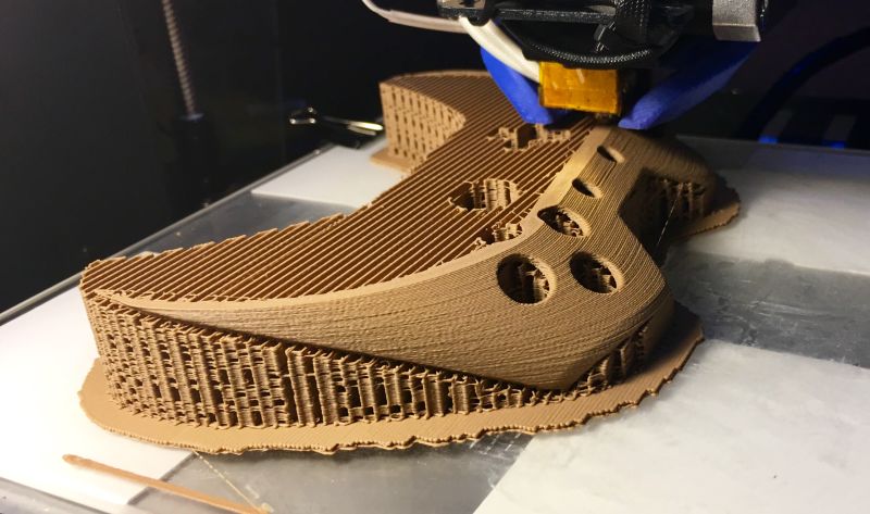 Holz Controller aus dem 3D Drucker
