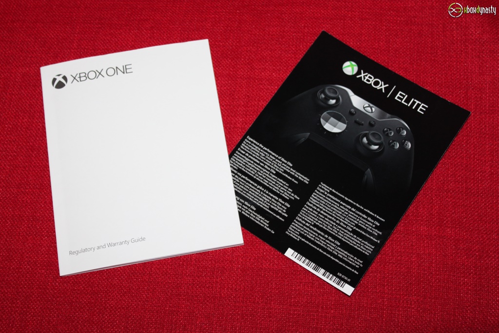 Xbox One S Handbuch und Flyer