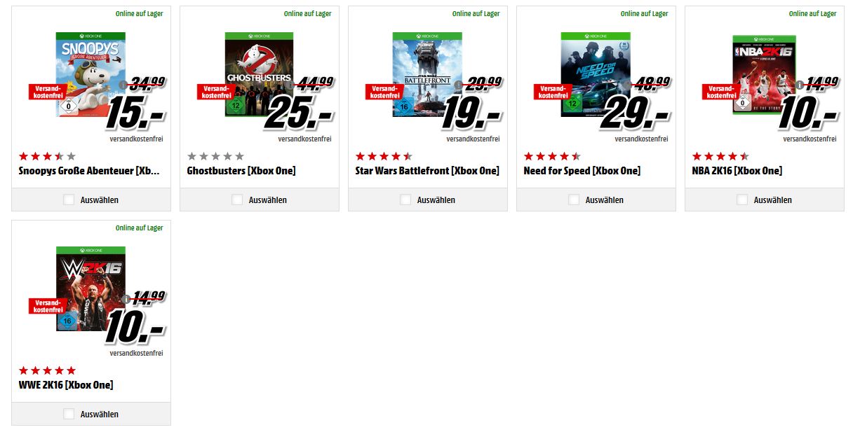 Media Markt Gönn dir Dienstag mit Xbox Angeboten, Konsole 500 GB für 199,- Euro