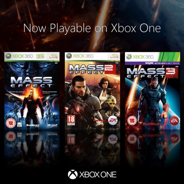 Xbox One Dashboard: Abwärtskompatibilität: Mass Effect 2 und 3 kompatibel